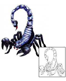 Scorpio Tattoo Zodiac tattoo | MWF-00108