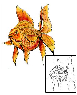 Fish Tattoo Marine Life tattoo | MWF-00139