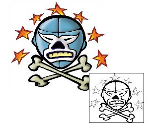 Crossbones Tattoo Luchadores Tattoo