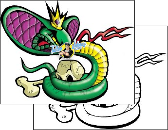 Cobra Tattoo reptiles-and-amphibians-cobra-tattoos-riet-myf-00028