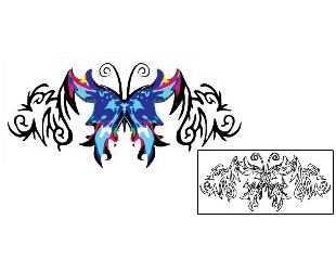 Butterfly Tattoo Specific Body Parts tattoo | MZF-00004