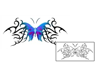 Butterfly Tattoo Specific Body Parts tattoo | MZF-00022
