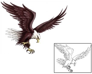 Eagle Tattoo For Women tattoo | N2F-00008