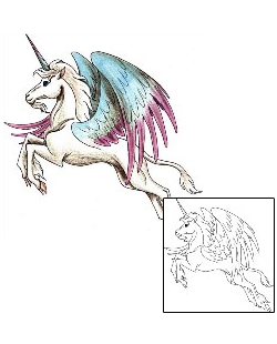 Unicorn Tattoo Mythology tattoo | N2F-00016