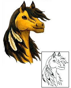 Horse Tattoo Animal tattoo | N2F-00045