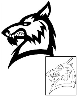 Wolf Tattoo Tattoo Styles tattoo | N2F-00164