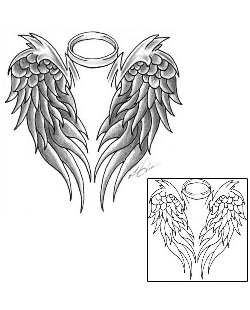 Angel Tattoo Religious & Spiritual tattoo | NAF-00010