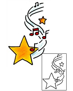 Star Tattoo Miscellaneous tattoo | NIF-00040