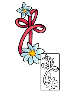 Ribbon Tattoo NIF-00047