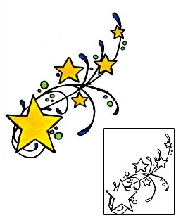 Star Tattoo Astronomy tattoo | NIF-00069
