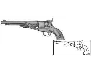 Gun Tattoo NOF-00136