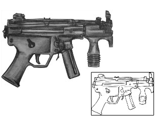 Gun Tattoo NOF-00141