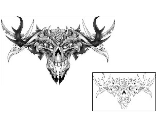 Devil - Demon Tattoo Horror tattoo | NOF-00158