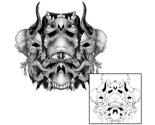 Devil - Demon Tattoo Horror tattoo | NOF-00163