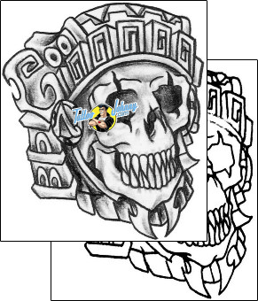 Skull Tattoo horror-skull-tattoos-nemo-nof-00216