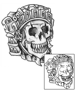 Aztec Tattoo Horror tattoo | NOF-00216