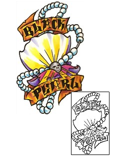 Picture of Black Pearl Tattoo