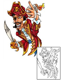 Pirate Tattoo Miscellaneous tattoo | NOF-00235