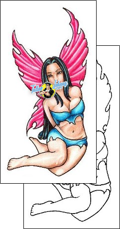 Woman Tattoo fairy-tattoos-nikki-webb-nwf-00011