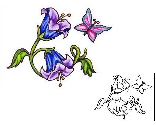 Picture of Everlasting Love Bluebell Flower Tattoo