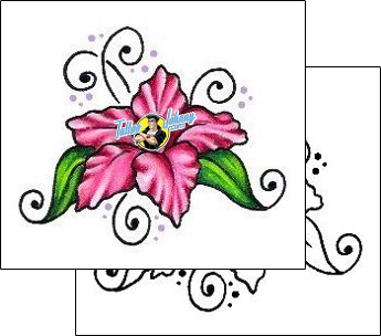 Flower Tattoo flower-tattoos-nikki-webb-nwf-00035