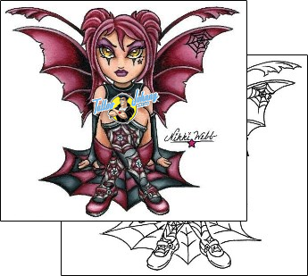 Bat Tattoo bat-tattoos-nikki-webb-nwf-00062