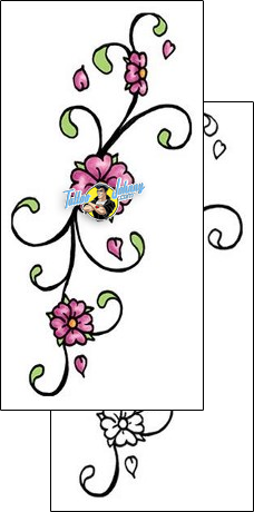 Decorative Tattoo flower-tattoos-okaron-oaf-00025