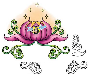 Flower Tattoo lotus-tattoos-okaron-oaf-00034