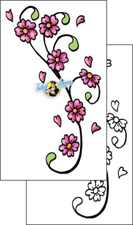 Decorative Tattoo flower-tattoos-okaron-oaf-00039