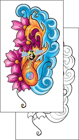 Yin Yang Tattoo flower-tattoos-okaron-oaf-00043