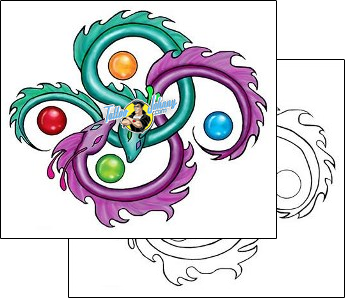 Sea Creature Tattoo seahorse-tattoos-okaron-oaf-00057