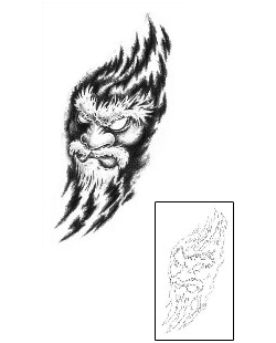 Wizard Tattoo Mythology tattoo | OBF-00006