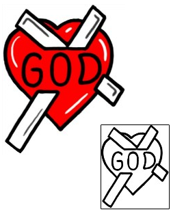 Heavenly Tattoo Religious & Spiritual tattoo | PAF-00037