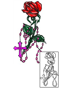 Rosary Beads Tattoo Plant Life tattoo | PAF-00041