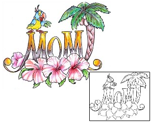 Mom Tattoo Patronage tattoo | PCF-00021