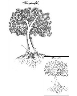 Tree Tattoo Plant Life tattoo | PCF-00036