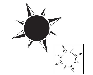 Sun Tattoo Astronomy tattoo | PEF-00093