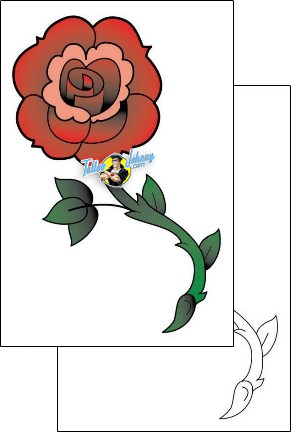 Flower Tattoo plant-life-flowers-tattoos-professor-e-gone-pef-00102