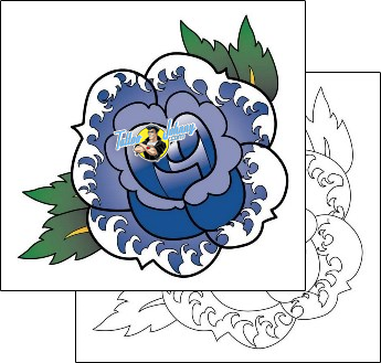 Flower Tattoo plant-life-flowers-tattoos-professor-e-gone-pef-00106