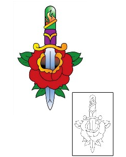 Dagger Tattoo Tattoo Styles tattoo | PEF-00117