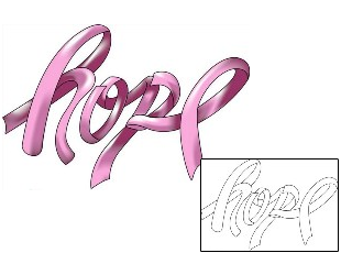 Breast Cancer Tattoo For Women tattoo | PEF-00177