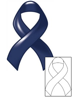 Ribbon Tattoo PEF-00192