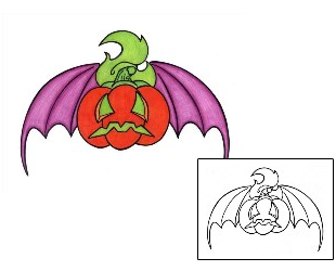 Pumpkin Tattoo Miscellaneous tattoo | PHF-00022