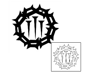 Crown of Thorns Tattoo Religious & Spiritual tattoo | PHF-00041