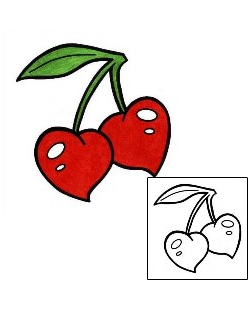 Cherry Tattoo Specific Body Parts tattoo | PHF-00044