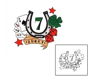 Lucky Seven Tattoo Miscellaneous tattoo | PHF-00069