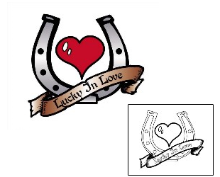 Miscellaneous Tattoo Lucky In Love Tattoo
