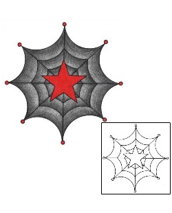 Spider Web Tattoo Astronomy tattoo | PHF-00097