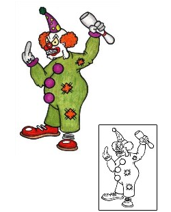 Clown Tattoo Tattoo Styles tattoo | PHF-00101