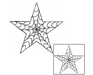 Spider Web Tattoo Astronomy tattoo | PHF-00167